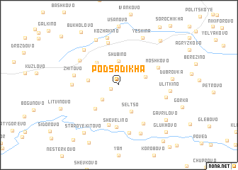 map of Podsadikha