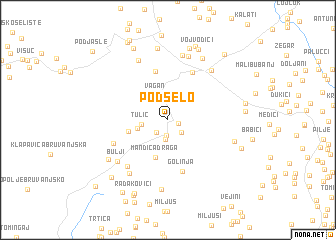 map of Podselo