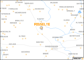 map of Podsel\