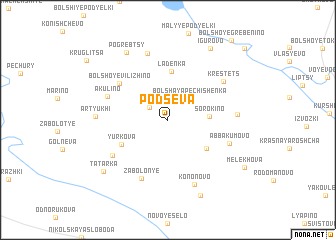 map of Podseva