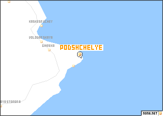 map of Podshchel\