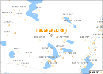 map of Podshevelikha