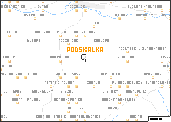 map of Podskalka