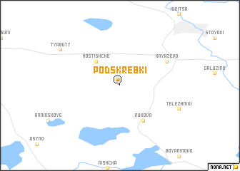 map of Podskrebki