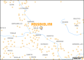 map of Podsokolina