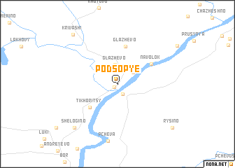 map of Podsop\