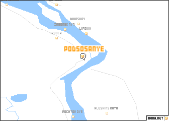 map of Podsosan\