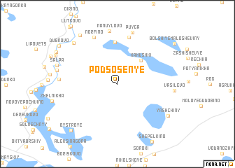 map of Podsosen\
