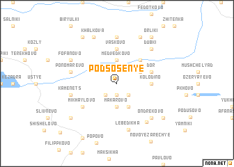 map of Podsosen\
