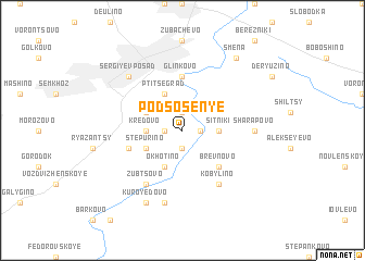 map of Podsosen\