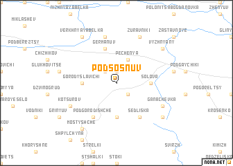 map of Podsosnuv