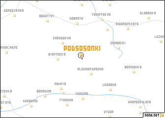 map of Podsosonki