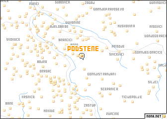 map of (( Podstene ))
