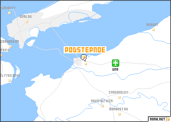 map of Podstepnoe