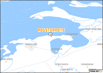 map of Podstepnoye