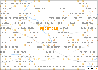 map of Podstole