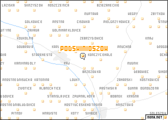 map of Podświnioszów