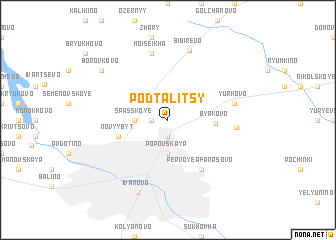 map of Podtalitsy