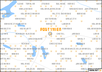 map of Podtymien