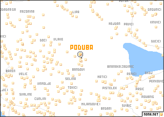 map of Poduba