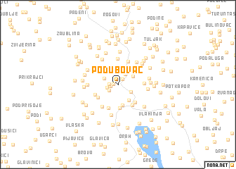 map of Podubovac