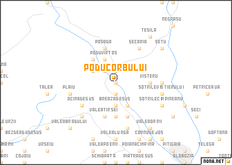 map of Podu Corbului