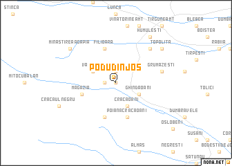 map of Podu din Jos