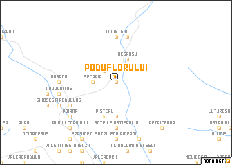 map of Podu Florului