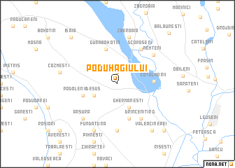 map of Podu Hagiului