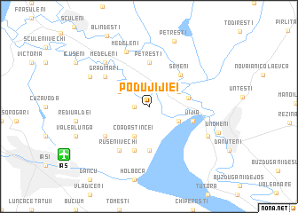 map of Podu Jijiei