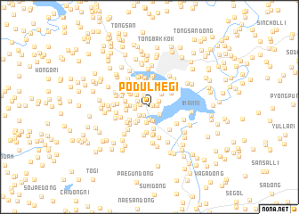 map of Pŏdŭlmegi