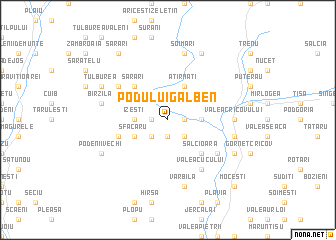 map of Podu lui Galben