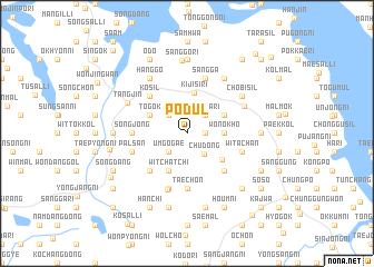 map of Pŏdŭl