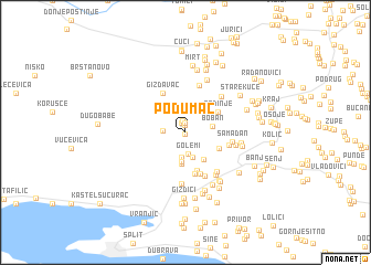 map of Podumac