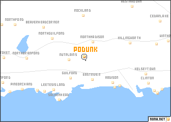 map of Podunk