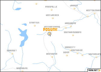 map of Podunk