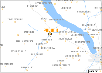 map of Podunk