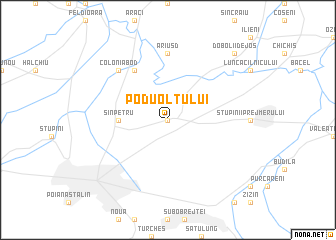 map of Podu Oltului