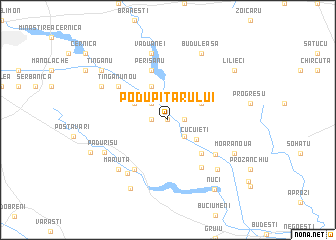 map of Podu Pitarului