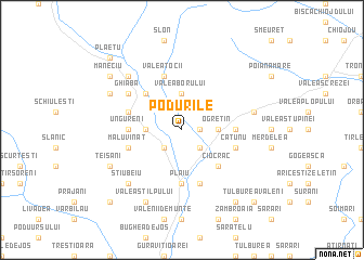 map of Podurile