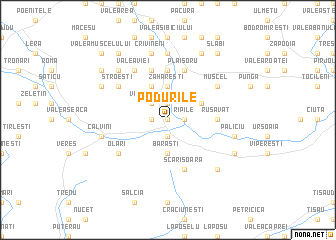 map of Podurile