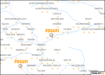 map of Poduri