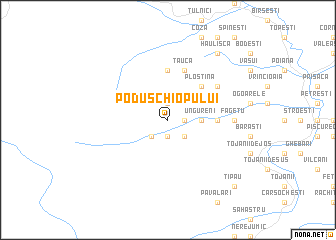 map of Podu Şchiopului