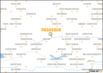 map of Podusovo