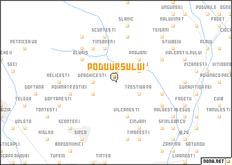 map of Podu Ursului