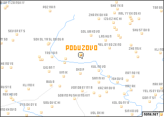 map of Poduzovo