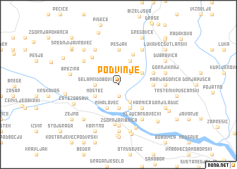 map of Podvinje