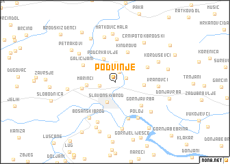 map of Podvinje