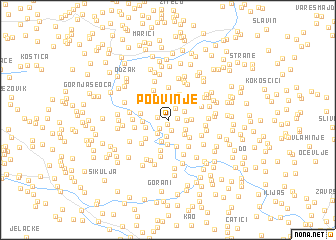 map of Podvinje