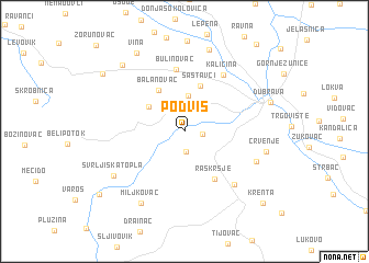 map of Podvis